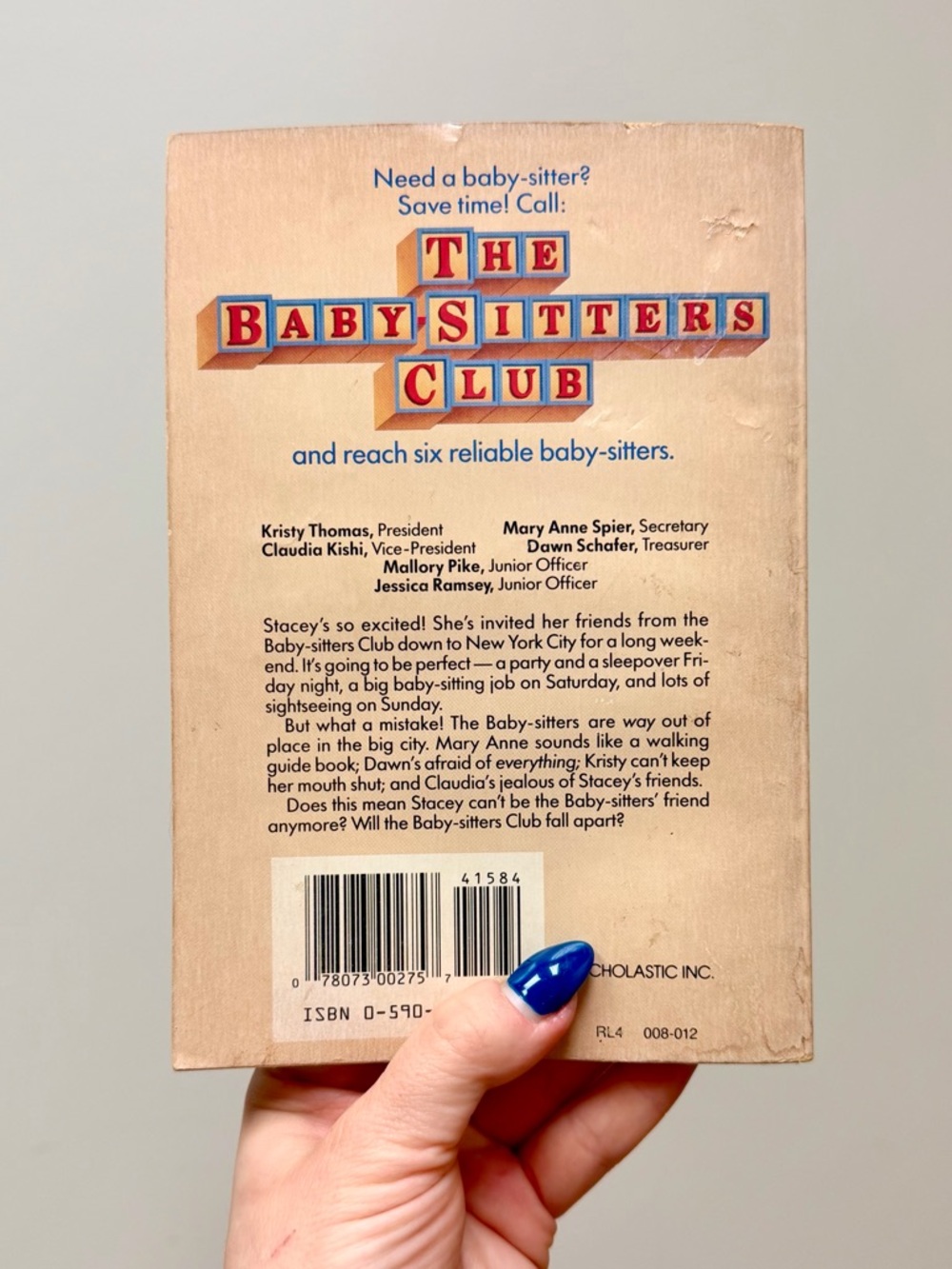 80s-90s Vintage 🍎 Baby-Sitters Club Paperback Books Set by Ann M. Martin (4) - Picture 5 of 10